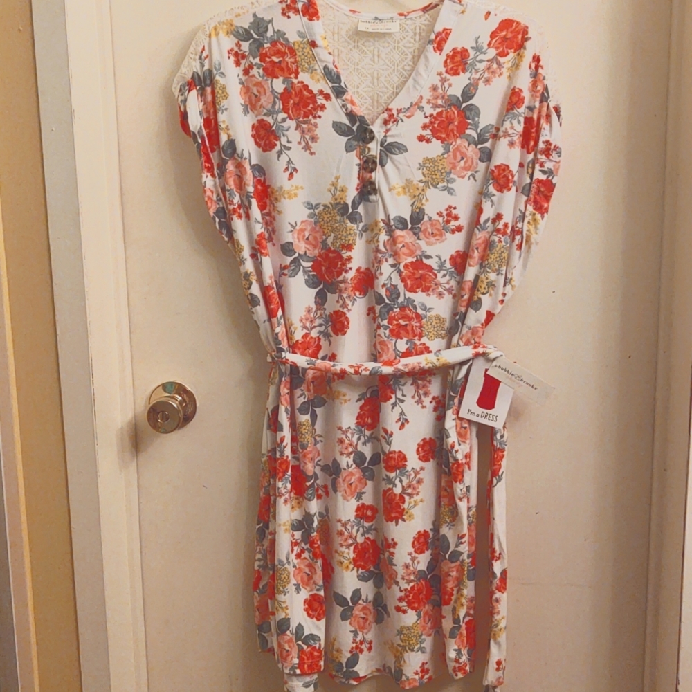 Bobbie Brooks 1X Women's dress, floral